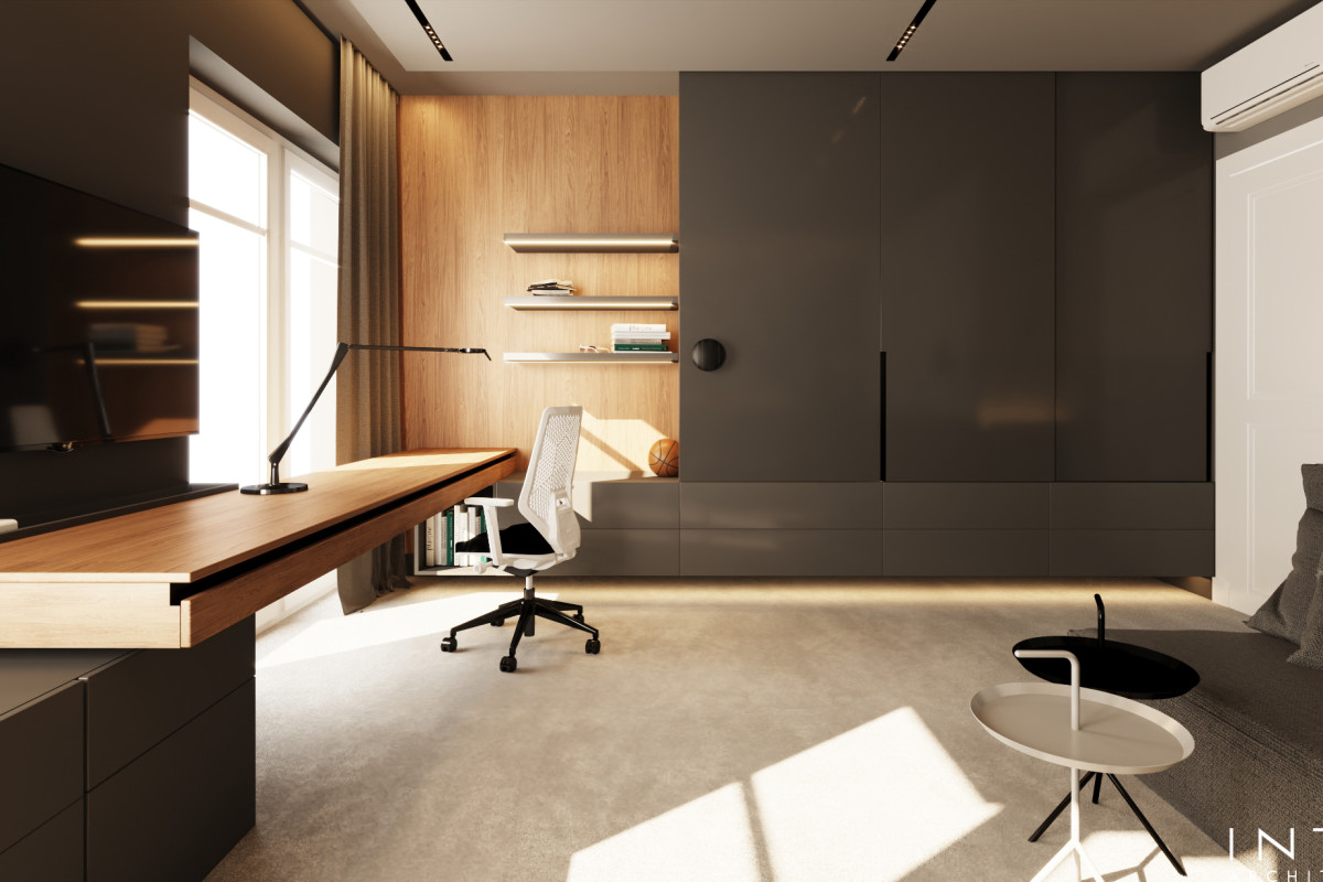 Pokój nastolatka – nowoczesna aranżacja przestrzeni z motywem koszykówki