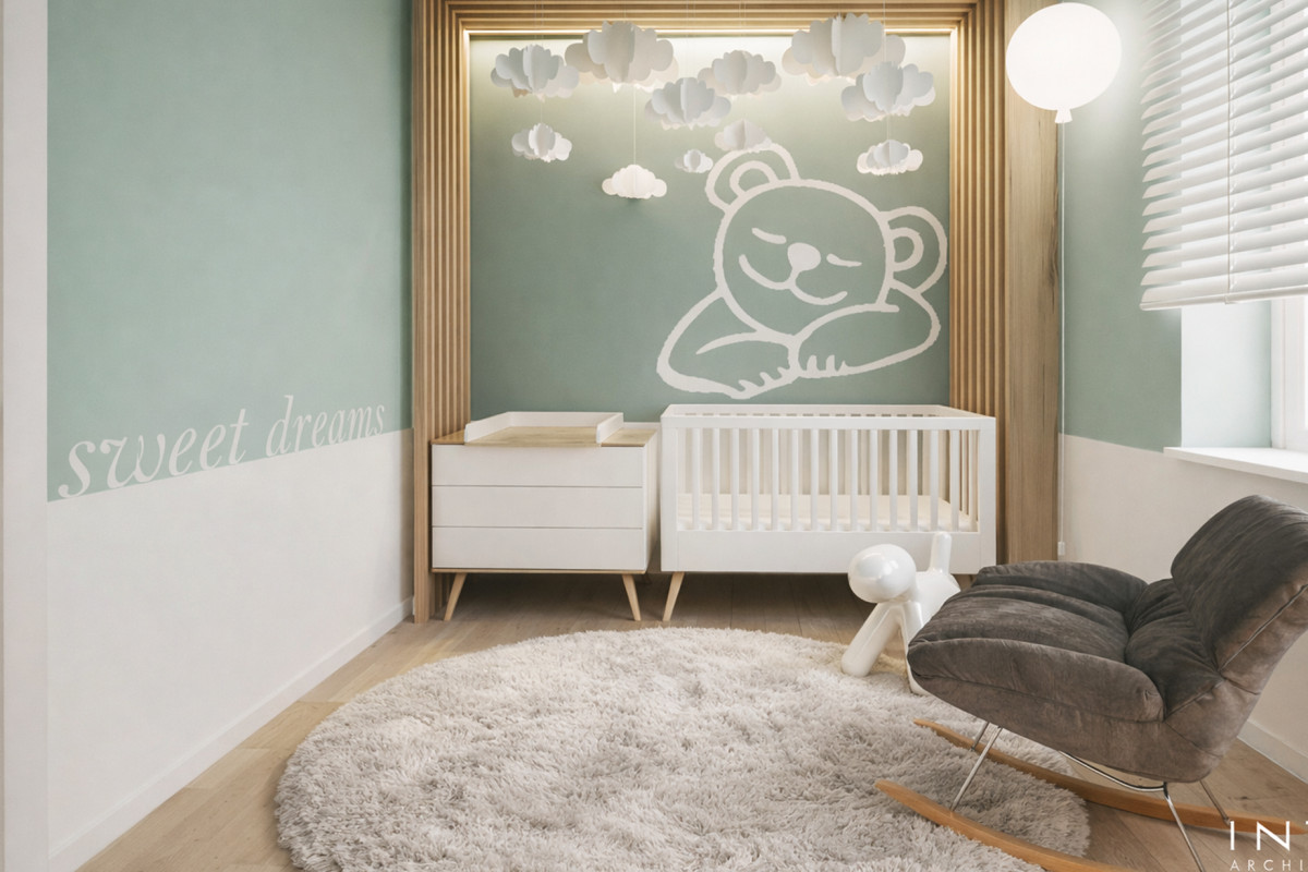 Widokowy apartament na 20. piętrze w Warszawie – nowoczesny projekt wnętrza