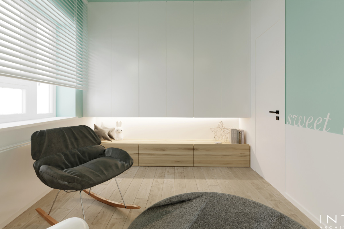 Widokowy apartament na 20. piętrze w Warszawie – nowoczesny projekt wnętrza