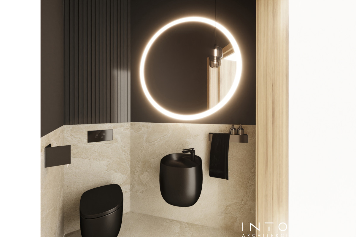 Widokowy apartament na 20. piętrze w Warszawie – nowoczesny projekt wnętrza