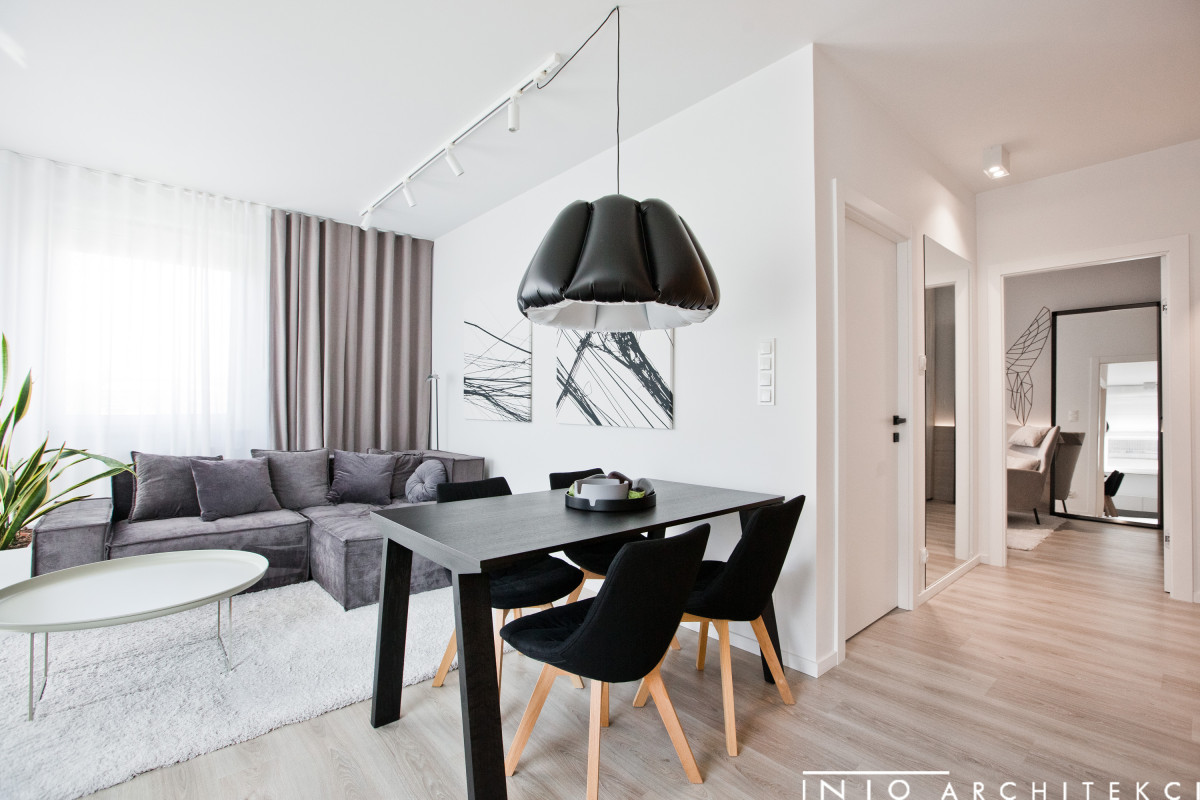 Nowoczesny projekt mieszkania 64 m² w Poznaniu