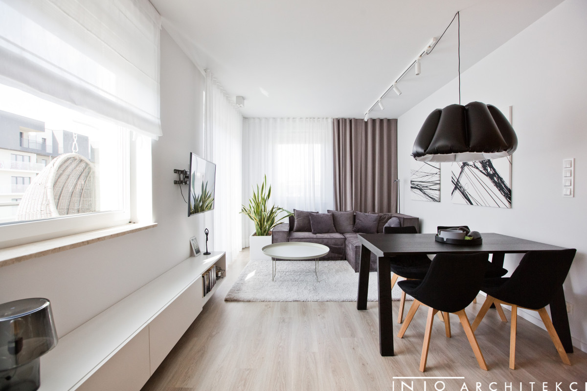 Nowoczesny projekt mieszkania 64 m² w Poznaniu