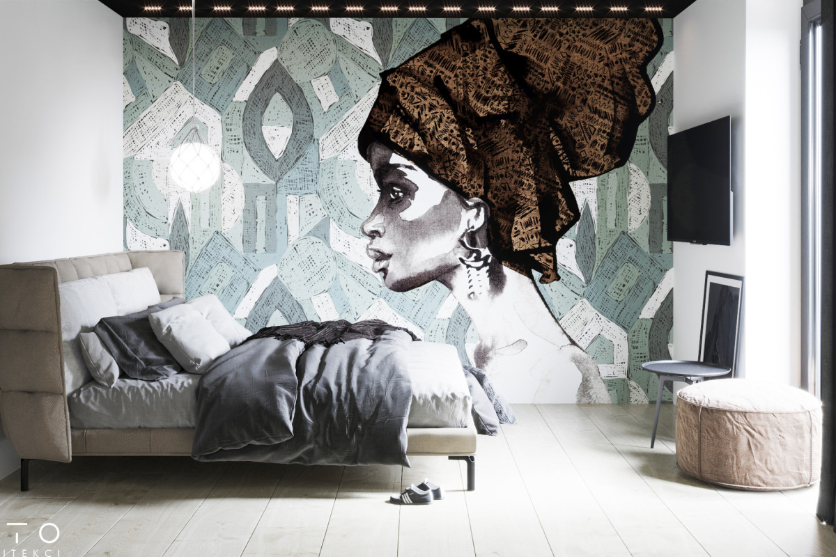 Wnętrza domu w Gdańsku z czarnym sufitem – nowoczesny projekt 360 m²