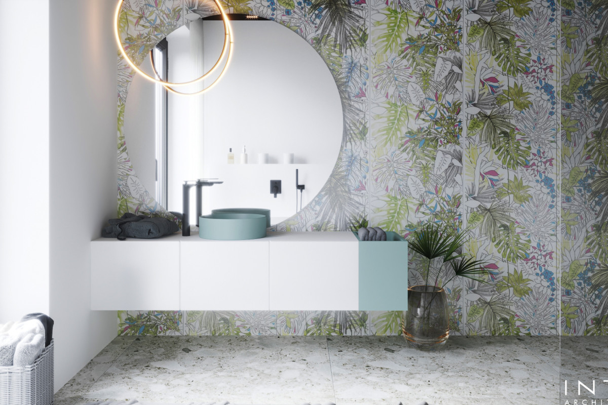 Wnętrza domu w Gdańsku z czarnym sufitem – nowoczesny projekt 360 m²