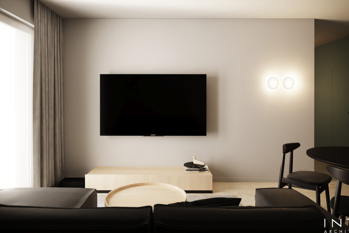 Projekt wnętrz mieszkania inwestycyjnego w Poznaniu – 50 m²