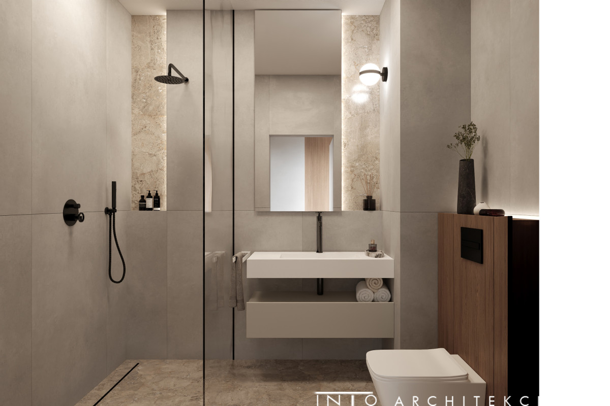 Projekt wnętrz mieszkania inwestycyjnego w Poznaniu – 35 m²