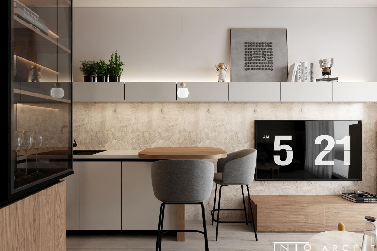 Projekt wnętrz mieszkania inwestycyjnego w Poznaniu – 35 m²