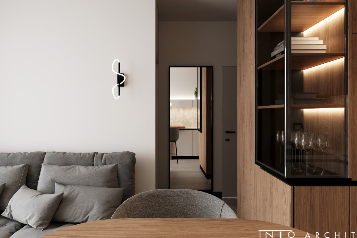 Projekt wnętrz mieszkania inwestycyjnego w Poznaniu – 35 m²