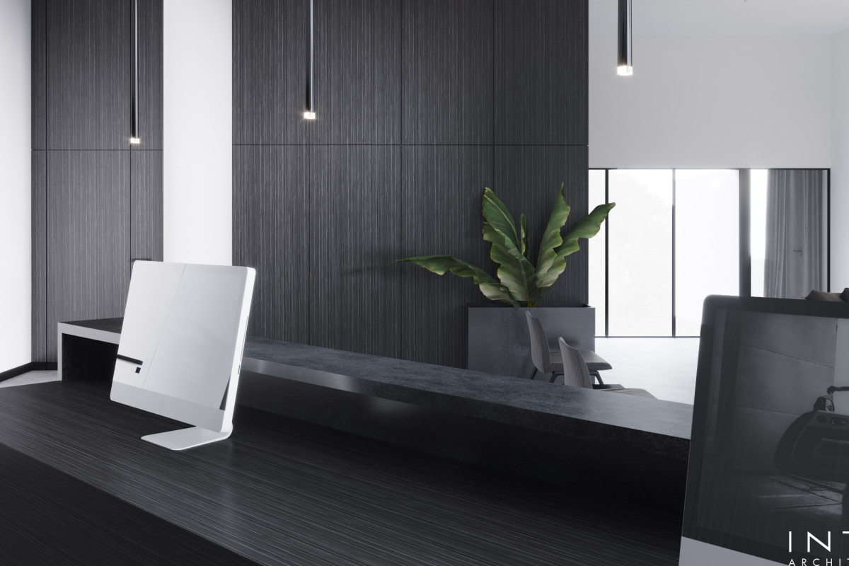 Projekt strefy zarządu w biurze w Poznaniu – 320 m² nowoczesnej przestrzeni