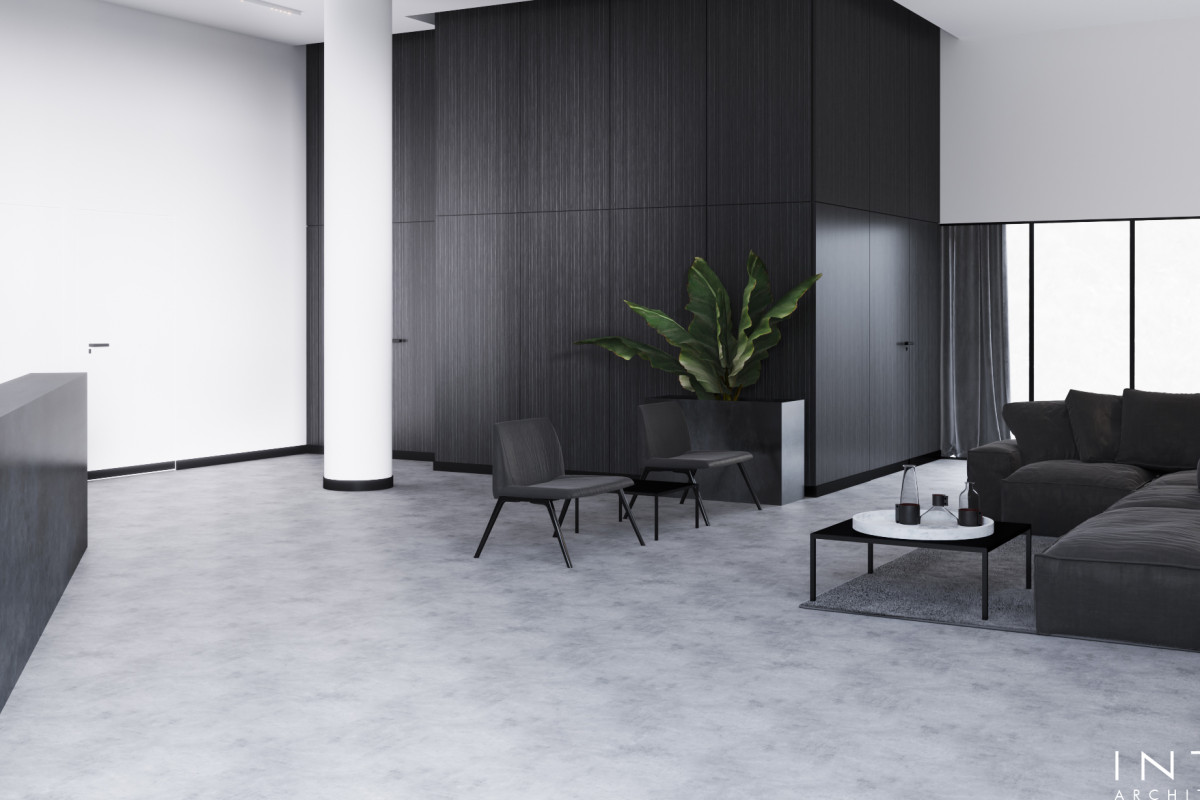 Projekt strefy zarządu w biurze w Poznaniu – 320 m² nowoczesnej przestrzeni