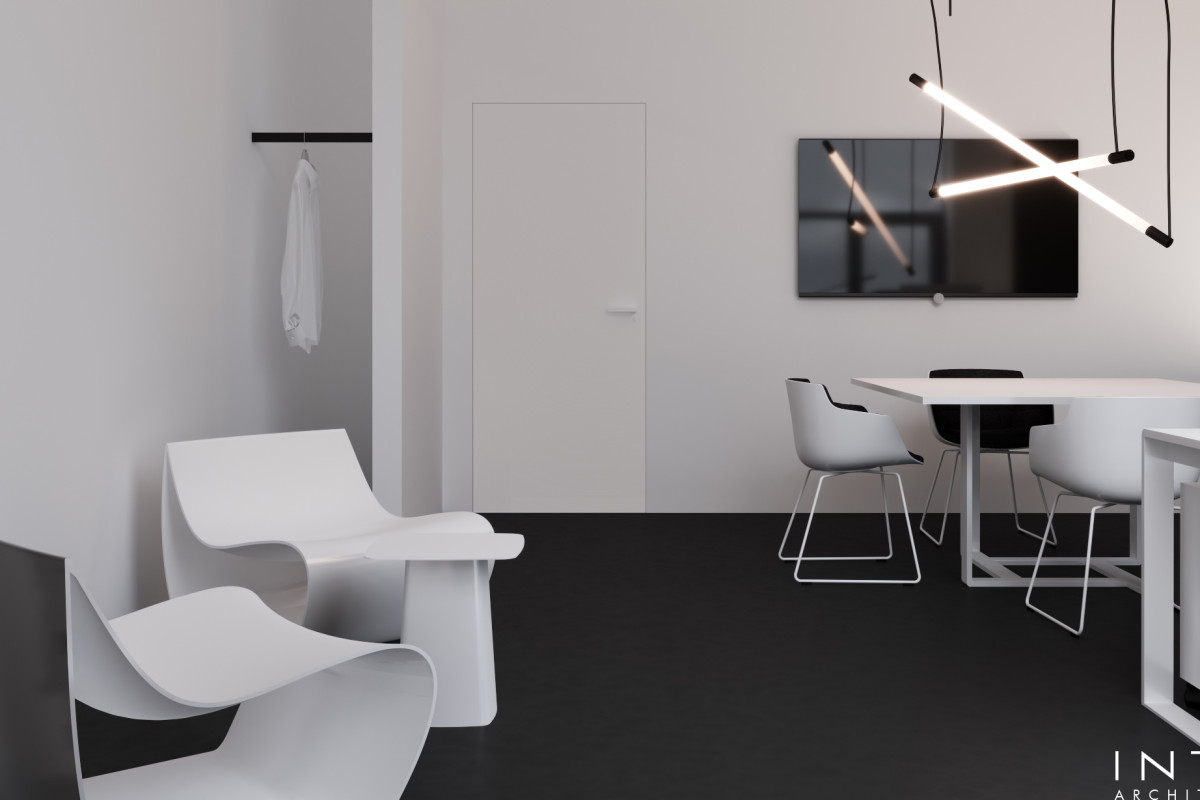 Projekt strefy zarządu w biurze w Poznaniu – 320 m² nowoczesnej przestrzeni