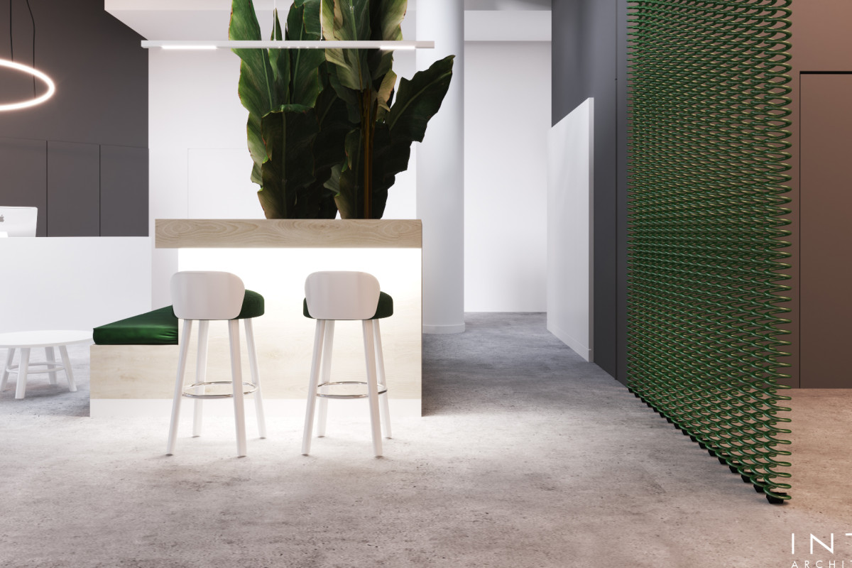 Nowoczesna przestrzeń biurowa – projekt wnętrz w stylu eco