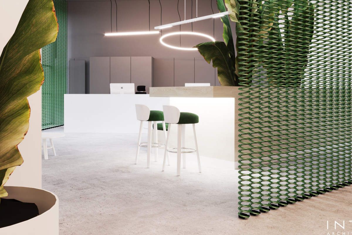 Nowoczesna przestrzeń biurowa – projekt wnętrz w stylu eco