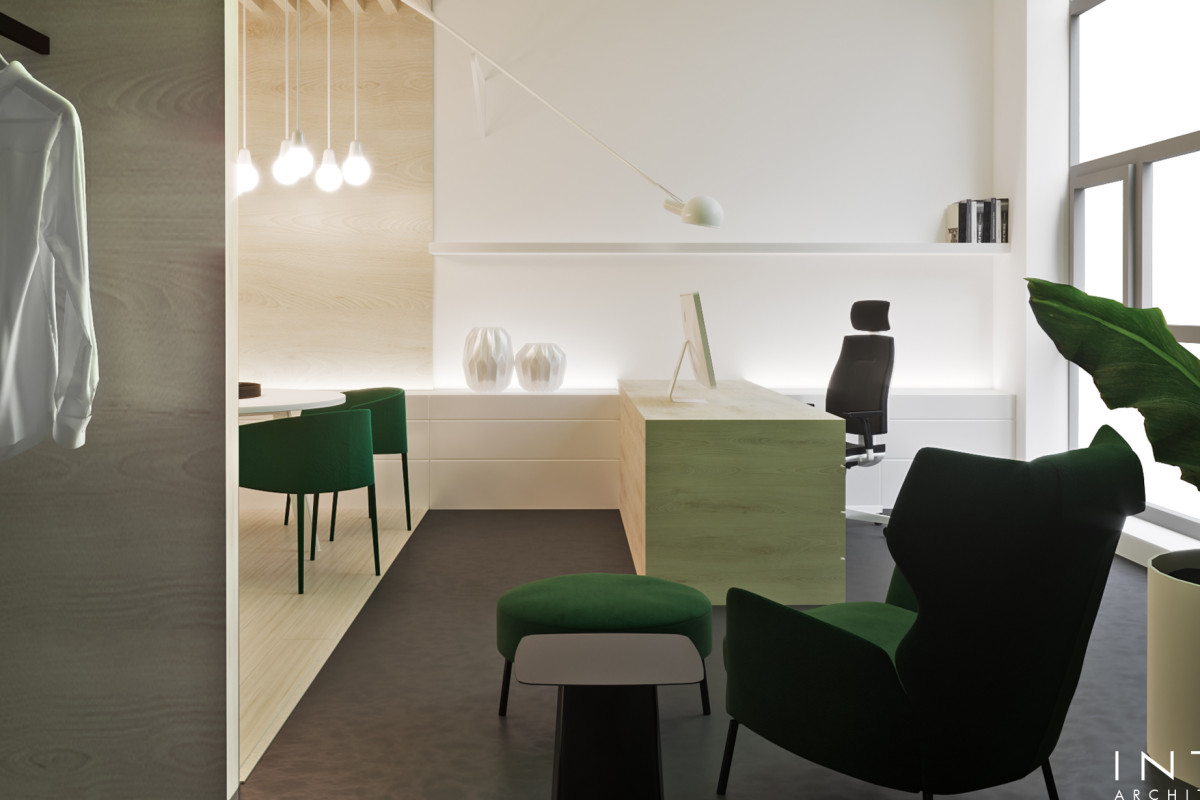 Nowoczesna przestrzeń biurowa – projekt wnętrz w stylu eco