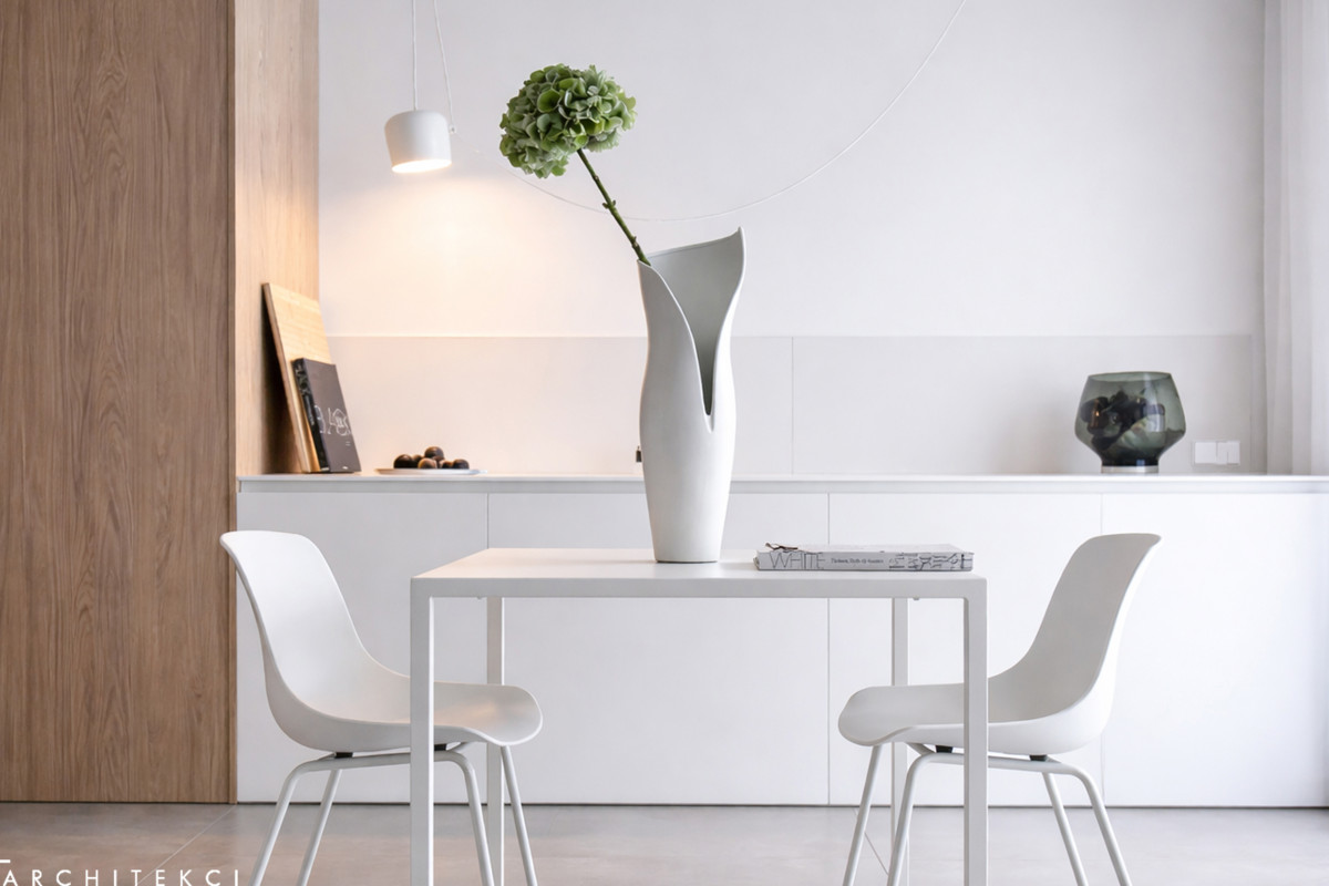 Studio w Gdańsku Letnica – projekt minimalistycznego mieszkania 47 m²