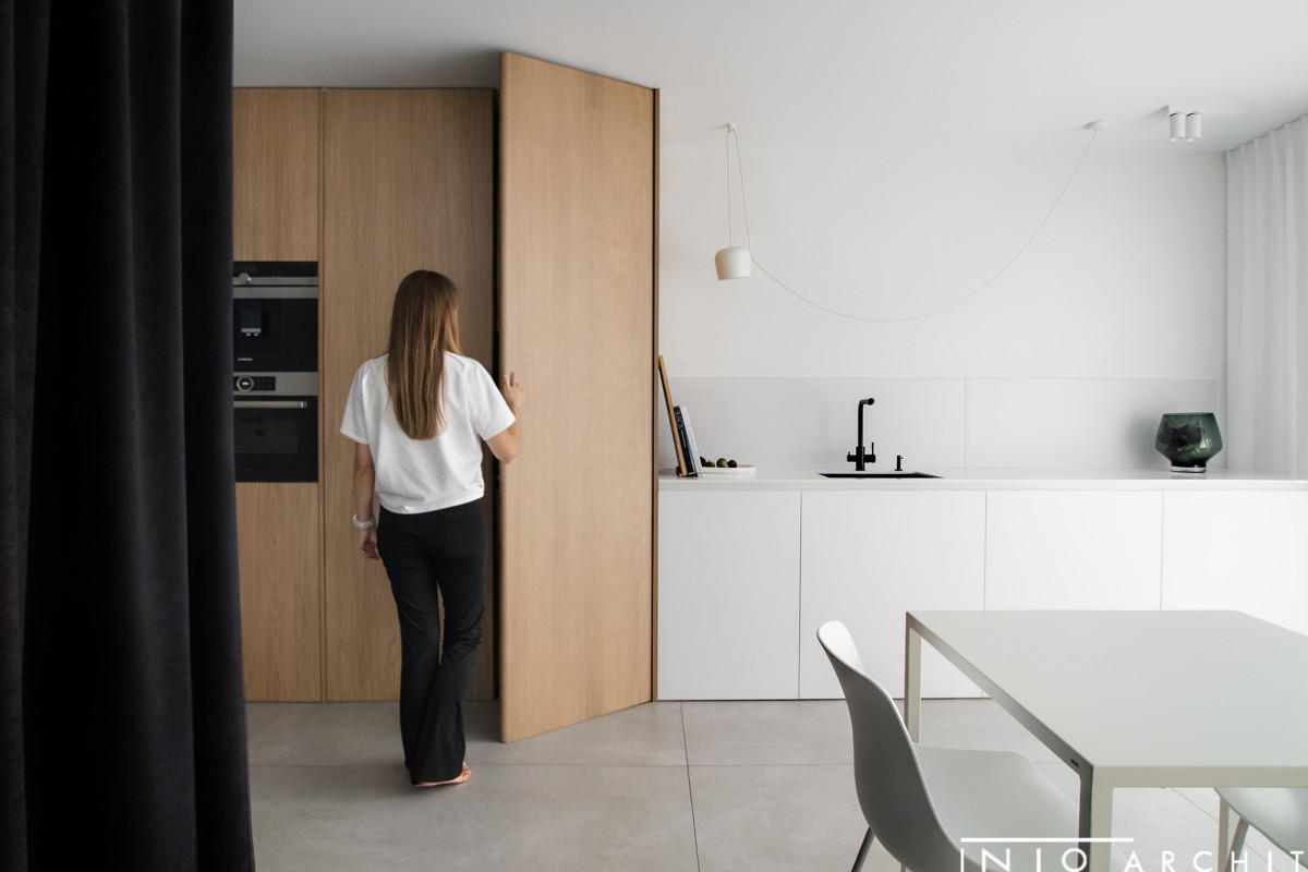 Studio w Gdańsku Letnica – projekt minimalistycznego mieszkania 47 m²