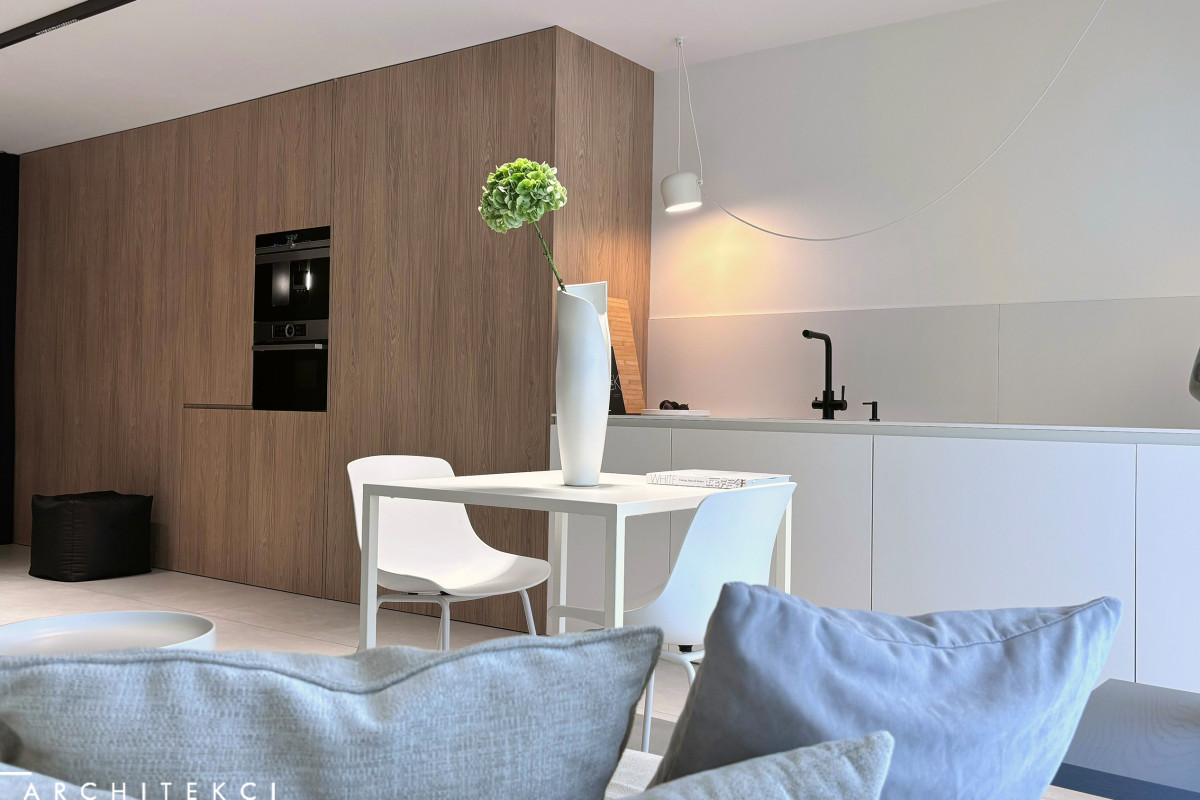 Studio w Gdańsku Letnica – projekt minimalistycznego mieszkania 47 m²