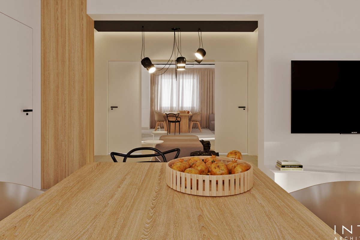 Nowoczesny dom 140 m² Ostrów – projekt wnętrz minimalistycznych