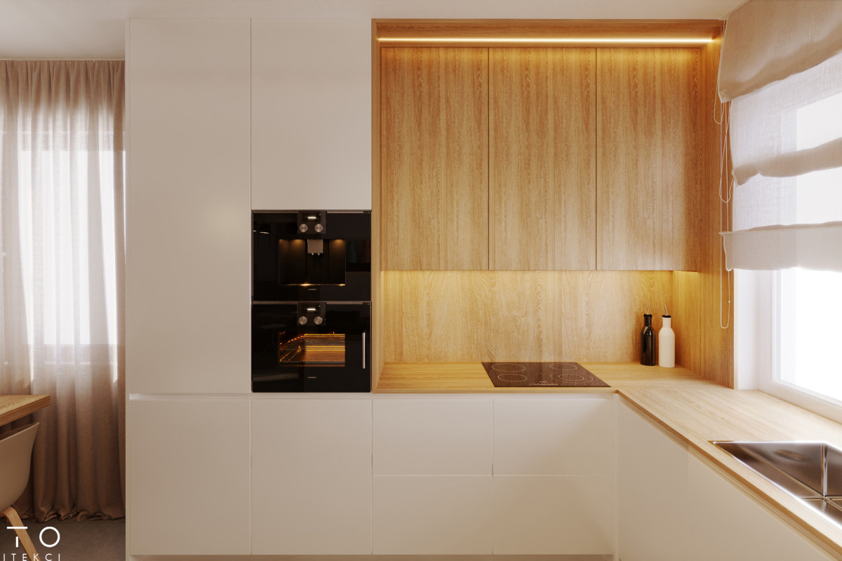 Nowoczesny dom 140 m² Ostrów – projekt wnętrz minimalistycznych