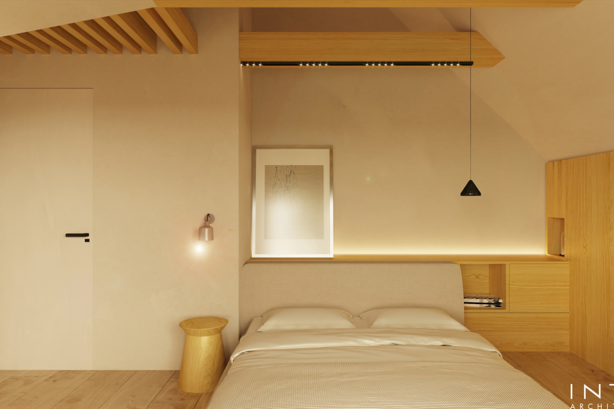 Nowoczesna stodoła pod Poznaniem – projekt domu i wnętrz nad jeziorem