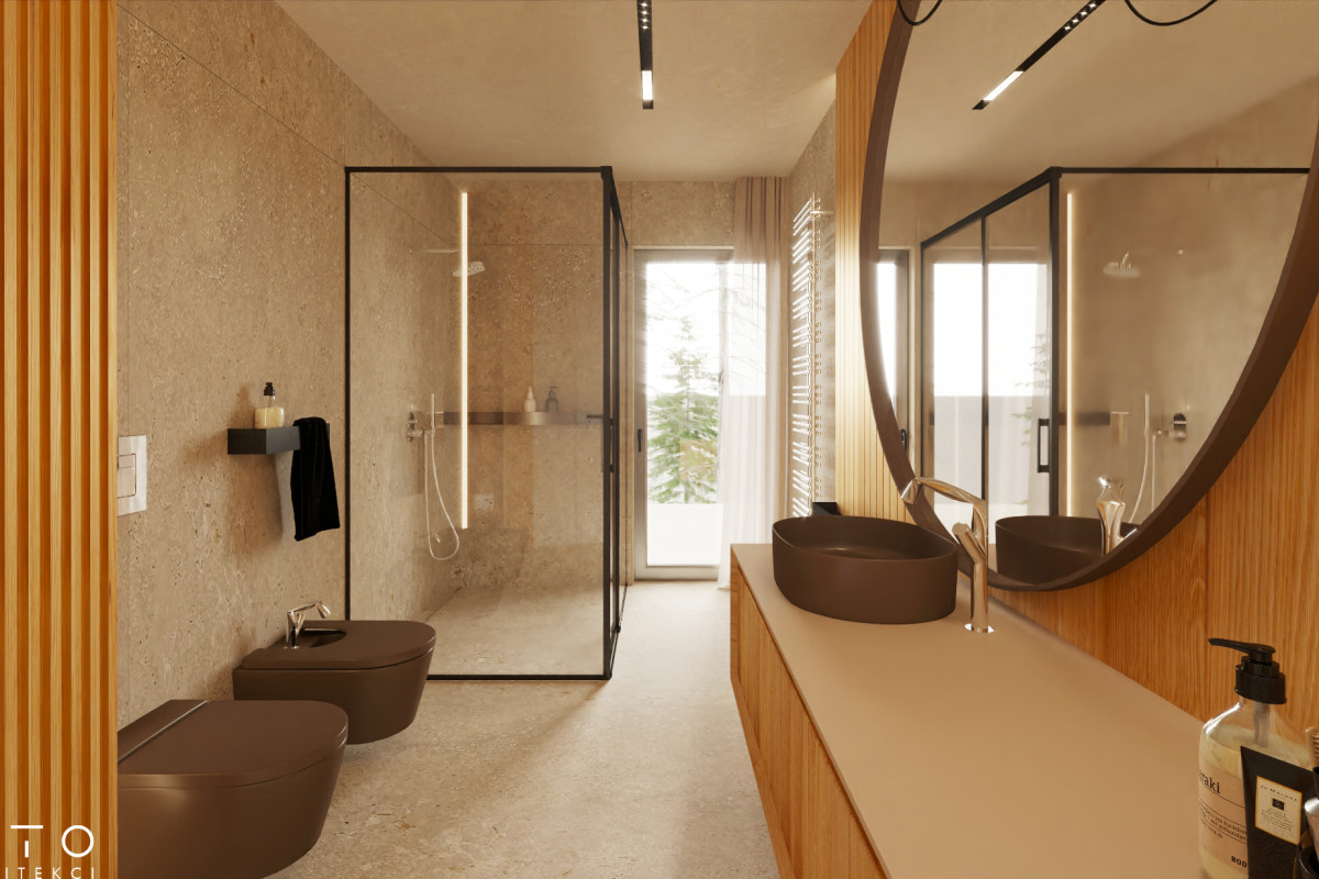 Nowoczesna stodoła pod Poznaniem – projekt domu i wnętrz nad jeziorem