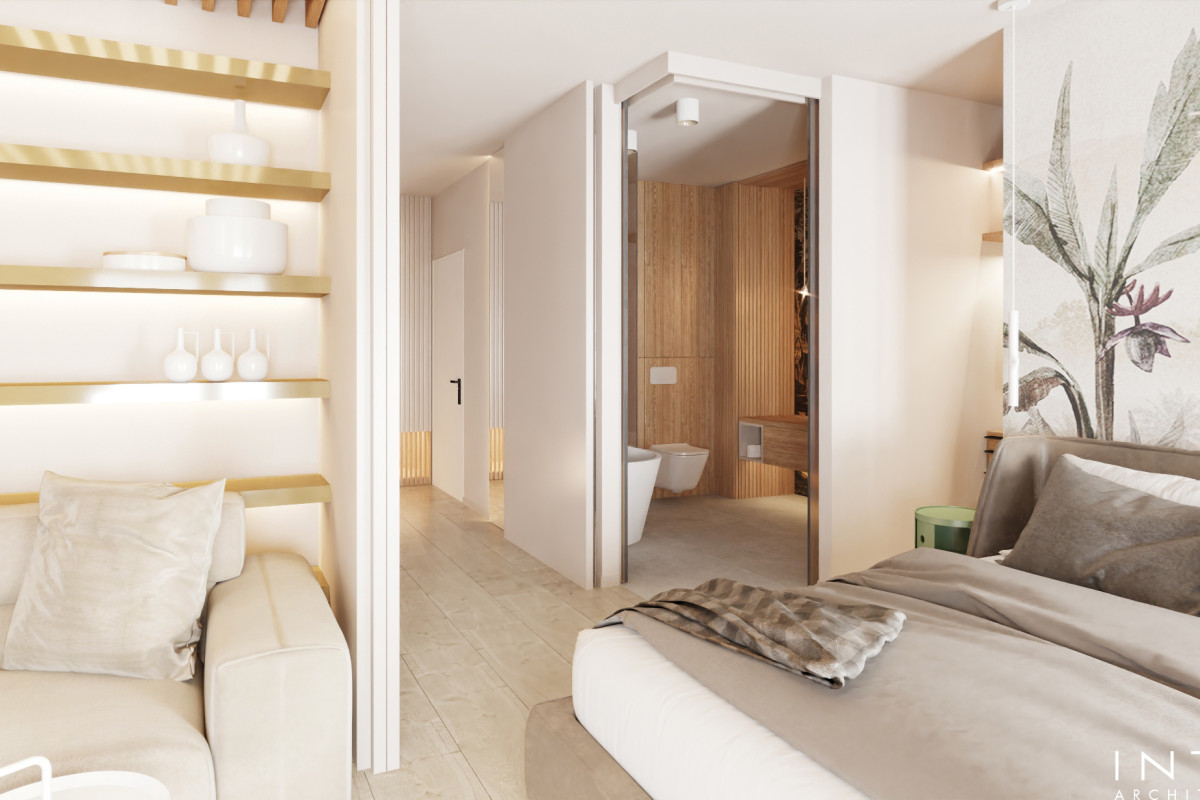 Apartament Kraków – jasna przestrzeń z możliwością otwarcia wnętrza