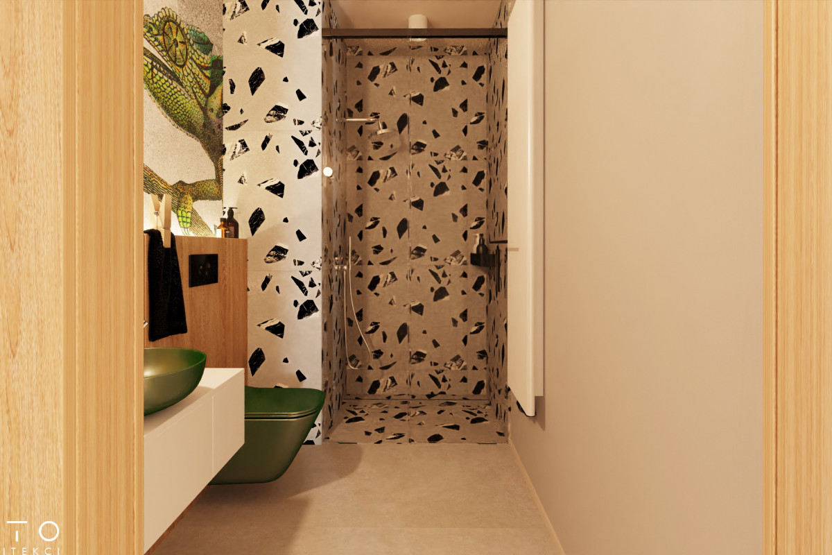 Apartament Kraków – jasna przestrzeń z możliwością otwarcia wnętrza