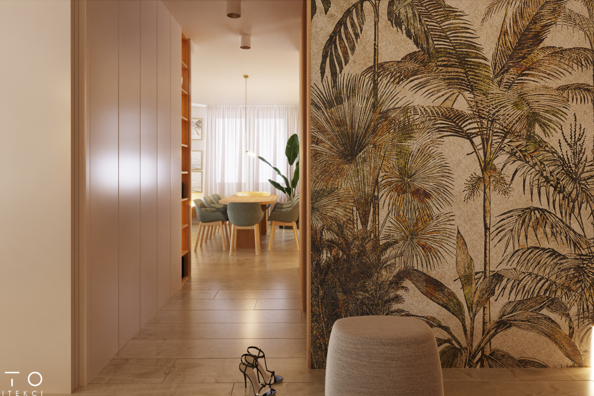 Apartament Kraków – jasna przestrzeń z możliwością otwarcia wnętrza