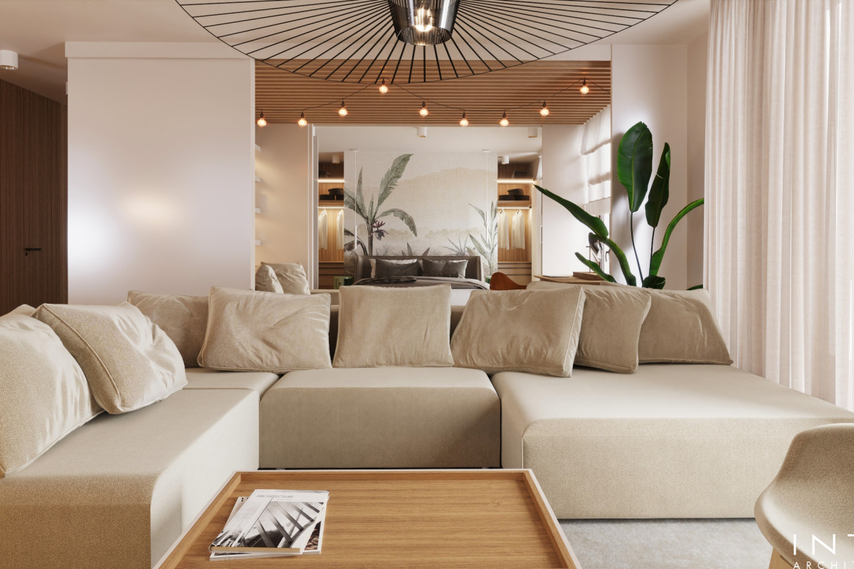 Apartament Kraków – jasna przestrzeń z możliwością otwarcia wnętrza