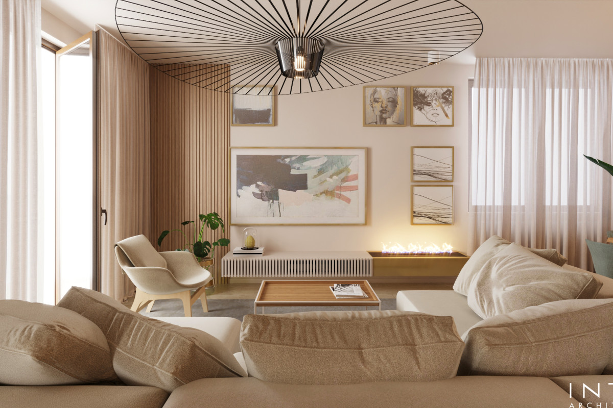 Apartament Kraków – jasna przestrzeń z możliwością otwarcia wnętrza