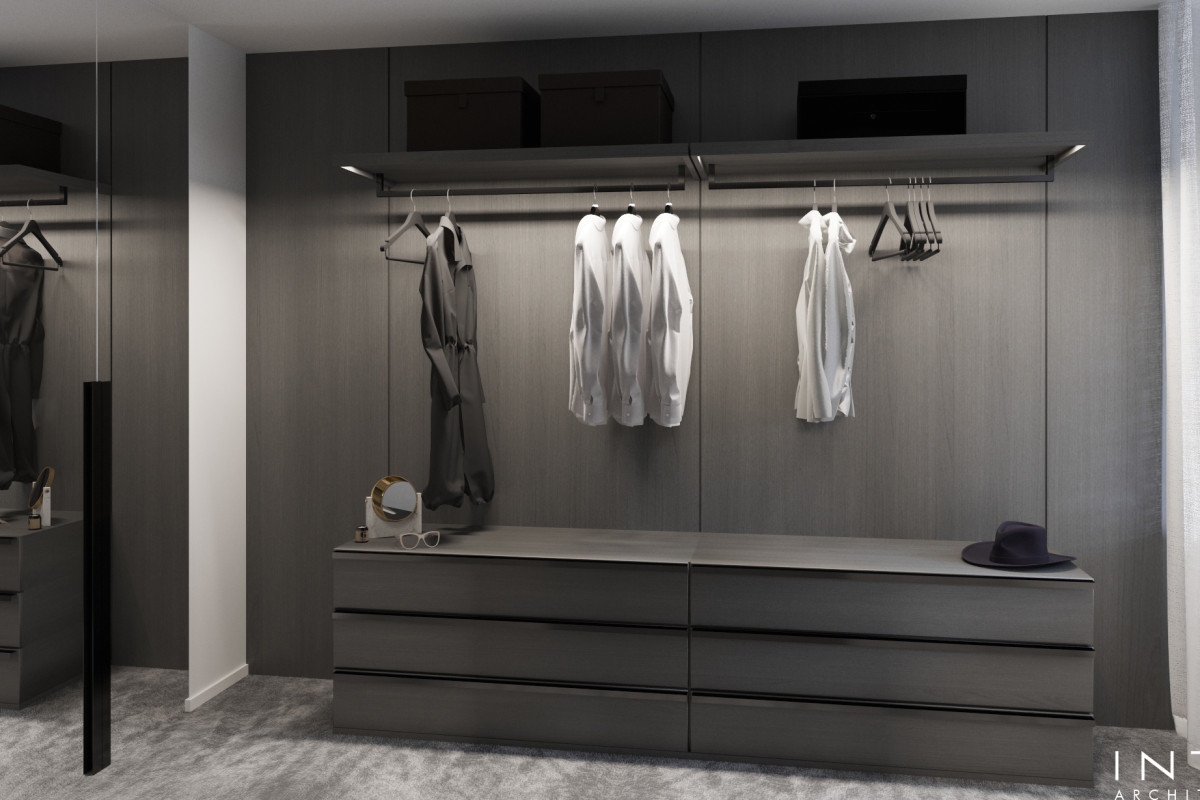 Apartament Warszawa – minimalistyczna przestrzeń z biblioteką