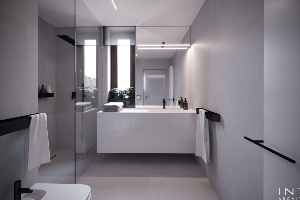 Apartament Warszawa – minimalistyczna przestrzeń z biblioteką