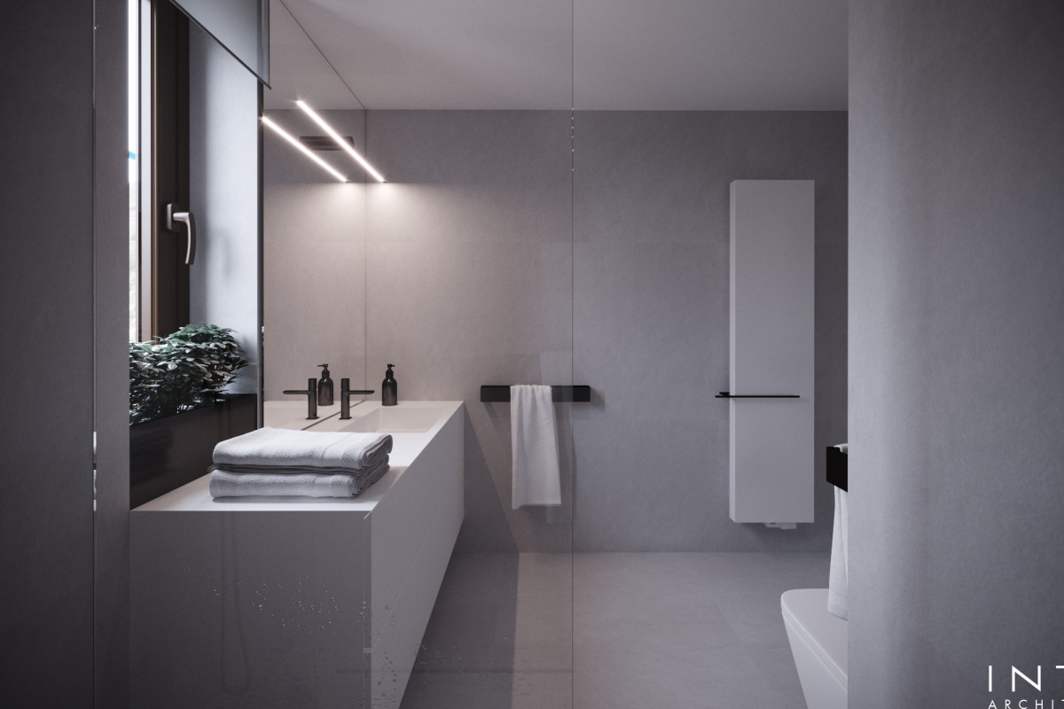 Apartament Warszawa – minimalistyczna przestrzeń z biblioteką