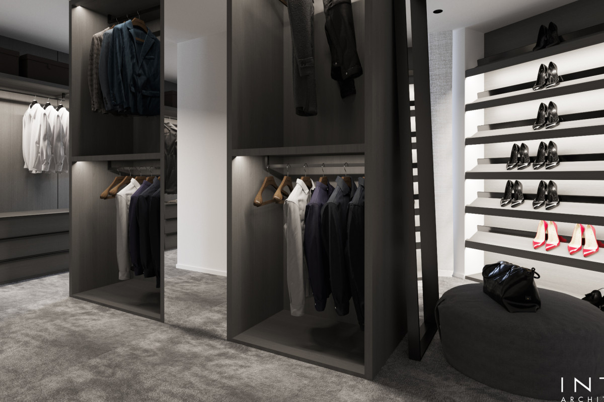 Apartament Warszawa – minimalistyczna przestrzeń z biblioteką