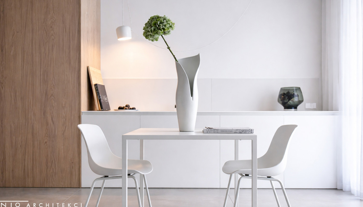 Studio w Gdańsku Letnica – projekt minimalistycznego mieszkania 47 m²