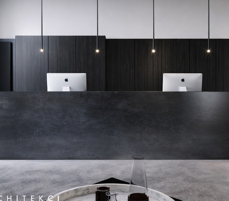 Projekt strefy zarządu w biurze w Poznaniu – 320 m² nowoczesnej przestrzeni